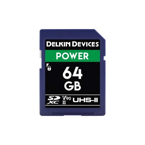 DelkinDevices Карта памяти Delkin Devices Power SDXC 64GB 2000X UHS-II Class 10 (DDSDG200064G)