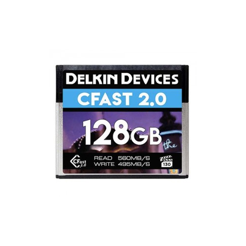 DelkinDevices Карта памяти Delkin Devices Premium CFast 2.0 128GB 560X VPG 130 (DCFSTV128)