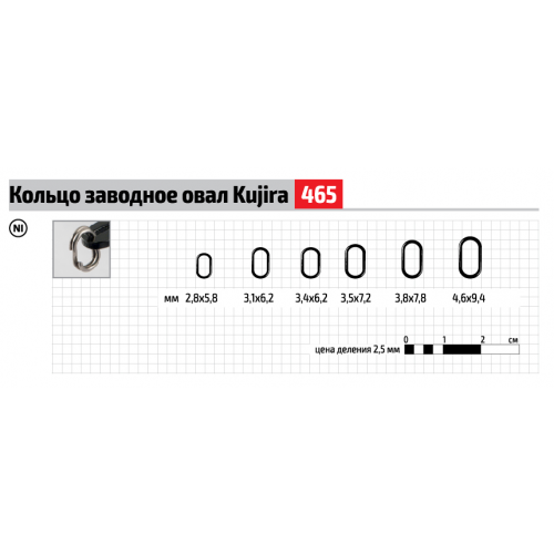 Кольцо заводное Kujira серия 465