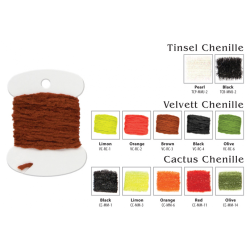 Материал для вязки мушек Akara Velvett Chenille RC