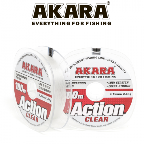 Леска Akara Action Clear 100 м