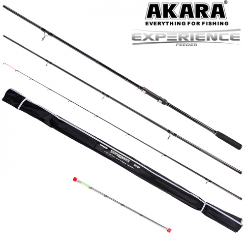 Удилище штекерное угольное фидерное 3 колена Akara Experience Feeder TX-30 (30-60-90)