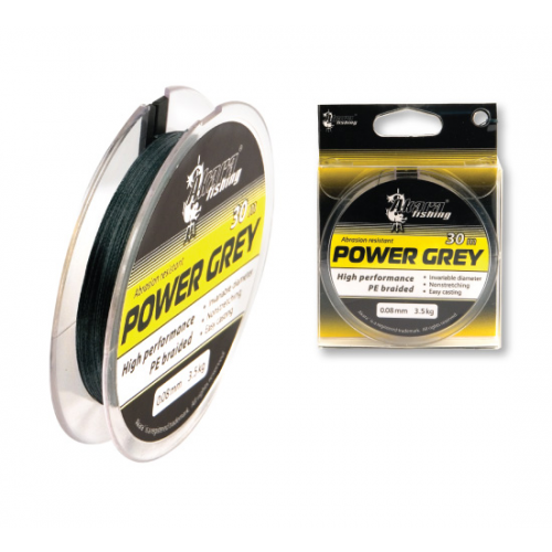 Шнур Akara Power Grey 30 м
