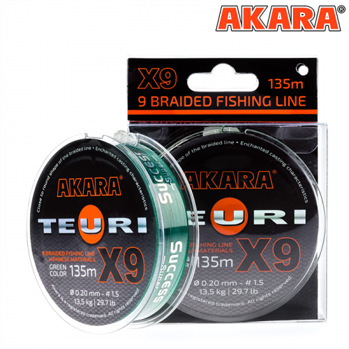Шнур Akara Teuri Green 135 м