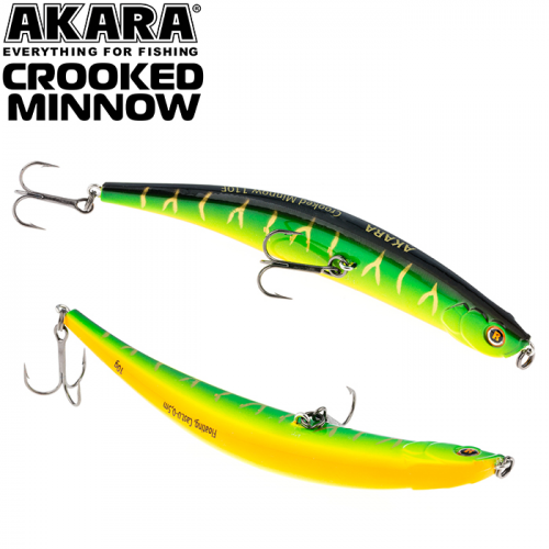 Воблер Akara Crooked Minnow 110F