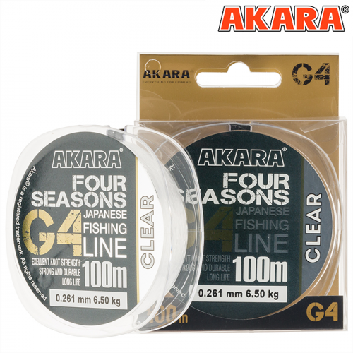 Леска Akara G4 Four Seasons 100 м