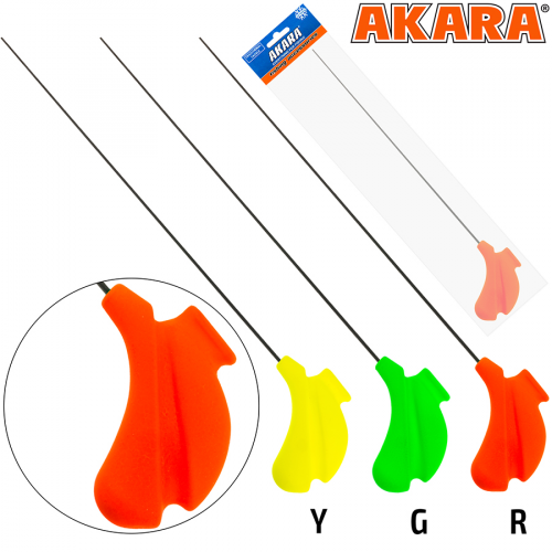 Удочка зимняя Akara Master Jig M 405 (4-21г) Red (хлыст жёсткий Hi Carbon)
