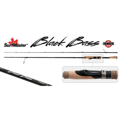 Спиннинг штекерный угольный 2 колена Surf Master K1229 Black Bass Spin TX-20 Surfmaster