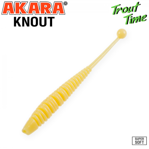 Силиконовая приманка Akara Trout Time KNOUT 2,5 Tu-Frutti (10 шт)