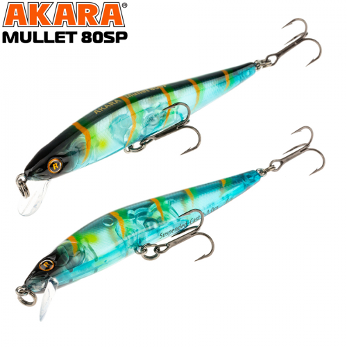 Воблер Akara Mullet 80SP