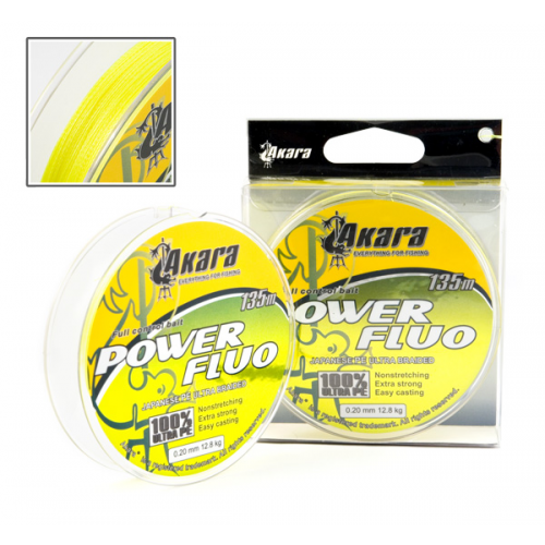 Шнур Akara Power Fluo 135 м