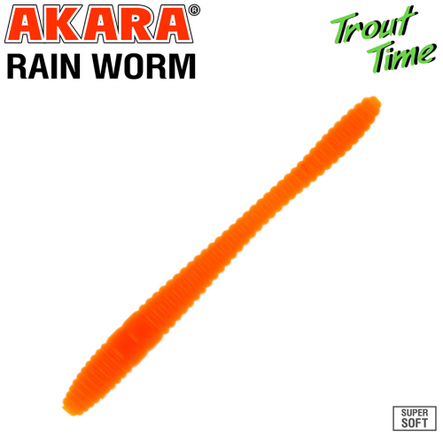 Силиконовая приманка Akara Trout Time Rain-Worm 2.5 Shrimp (10 шт)