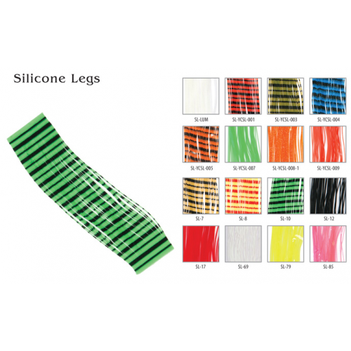 Материал для вязки мушек Akara Silicone Legs 15 см YCSL