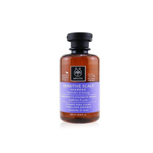 Apivita Шампунь с Лавандой и Медом (для Чувствительной Кожи Головы) 250ml/8.45oz