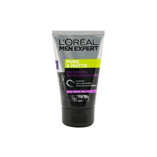 L'Oreal Men Expert Pure & Matte Скраб с Черным Углем 100ml/3.3oz