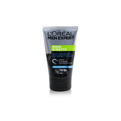 L'Oreal Men Expert Pure & Matte Охлаждающая Пенка с Черным Углем 100ml/3.4oz