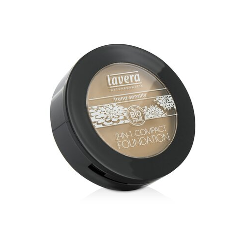 Lavera 2 в 1 Компактная Основа - # 03 Мед 10g/0.32oz