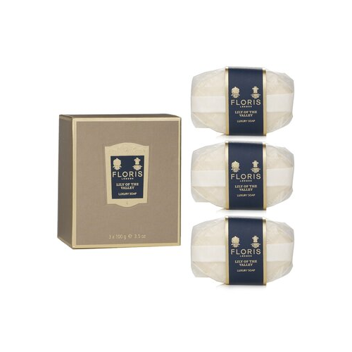 Floris Lily Of The Valley Роскошное Мыло 3x100g/3.5oz