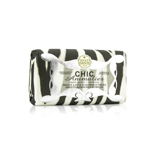 Nesti Dante Chic Animalier Натуральное Мыло - Гибискус, Молочко Баобаба и Фрезия 250g/8.8oz