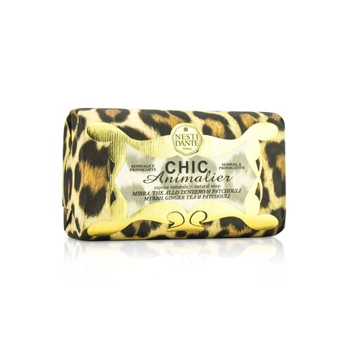 Nesti Dante Chic Animalier Натуральное Мыло - Мирра, Имбирный Чай и Пачули 250g/8.8oz