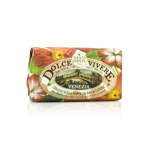 Nesti Dante Dolce Vivere Натуральное Мыло - Venezia - Красная Герань, Рис и Цветы Хлопка 250g/8.8oz