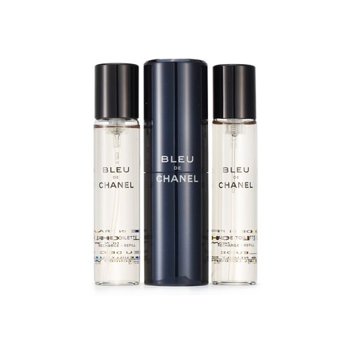Bleu De Chanel Дорожная Туалетная Вода Спрей и Два Запасных Блока 3x20ml/0.7oz