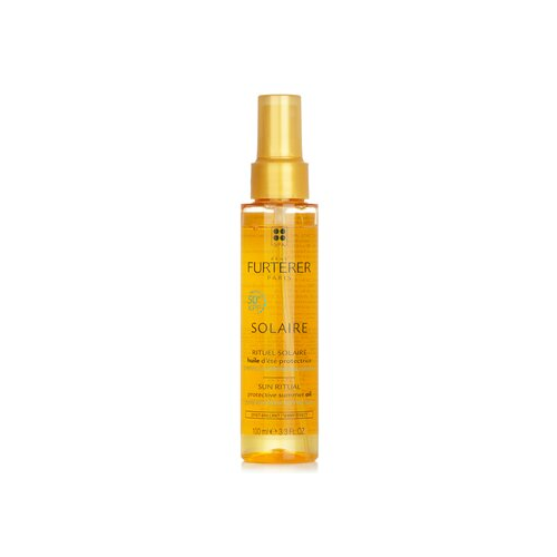 Rene Furterer Solaire Sun Ritual Защитное Летнее Масло - Сияющий Эффект (для Защиты от Солнца) 100ml/3.3oz