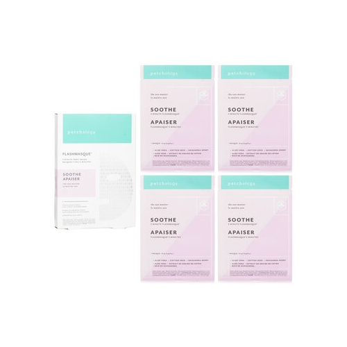 Patchology FlashMasque 5-Минутная Тканевая Маска - Успокаивающая 4x21ml/0.74oz