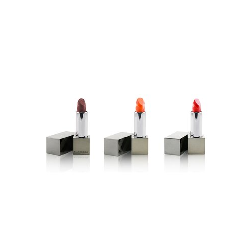 Burberry Kisses Увлажняющая Губная Помада Трио Набор (No.73 Bright Coral, No.93 Russet, No.109 Military Red) 3pcs
