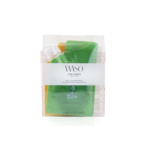 Shiseido Waso Reset Очищающий Набор: 1x Wild Garden 70мл + 1x Romantic Dream 70мл + Good Vibes 70мл 3x70ml/2.3oz