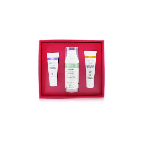Ren Набор Фаворитов для Лица: Glycol Latic Маска 15мл + Evercalm Дневной Крем 50мл + keep Young & Beautiful Beauty Shot 10мл 3pcs