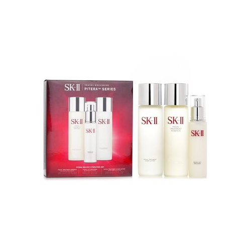 SK II Pitera Deluxe Увлажняющий Набор: Эссенция для Лица 230мл + Эмульсия Лифтинг для Лица 100г + Лосьон для Лица 230мл 3pcs