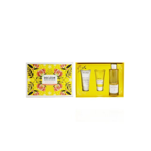 Decleor Infinite Soothing Rose Damascena Набор: Aroma Cleanse Очищающий Мусс + Дневной Крем и Маска + Гель для Душа и Ванн 3pcs