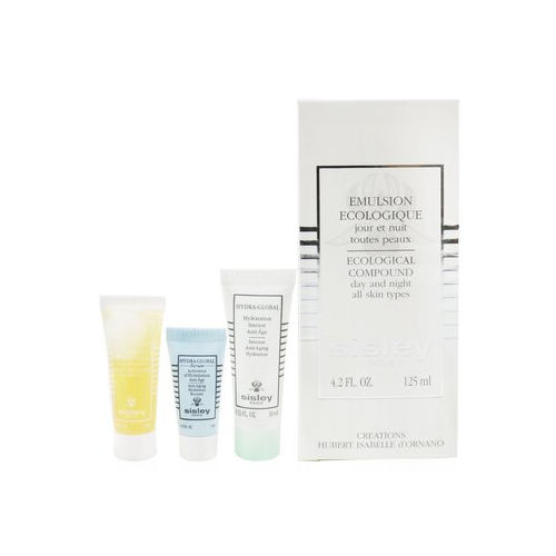 Sisley Ecological Compound Набор из 4 Средств: Ecological Compound 125мл + Buff & Wash Гель для Лица + Hydra-Global Сыворотка 5мл + Hydra-Global 10мл 4pcs