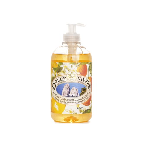 Nesti Dante Dolce Vivere Растительное Жидкое Мыло - Capri - Orange Blossom, Frosted Mandarine & Basil 500ml/16.9oz