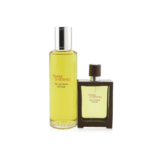 Terre D'Hermes Eau Intense Vetiver Набор: Парфюмированная Вода Спрей 30мл + Запасной Блок 125мл 2pcs