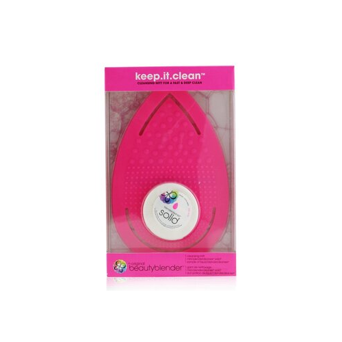 BeautyBlender Keep It Clean (1x Очищающая Варежка, 1x Мини Очищающее Средство для Спонжей) 2pcs