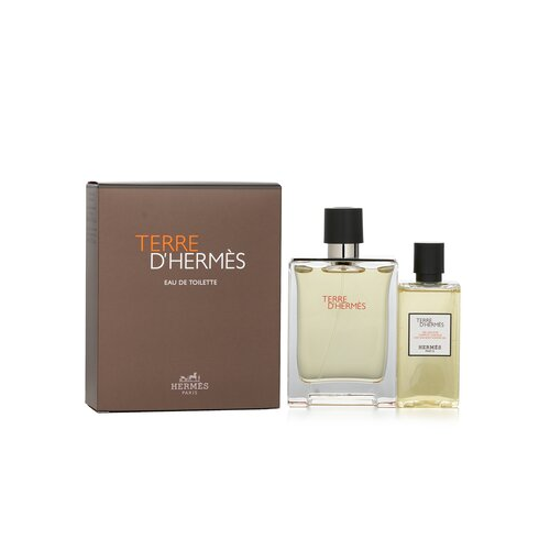 Terre D'Hermes Набор: Туалетная Вода Спрей 100мл/3.3унц + Гель для Душа для Тела и Волос 80мл/2.7унц 2pcs