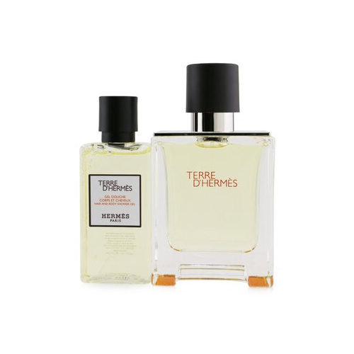Terre D'Hermes Набор: Туалетная Вода Спрей 50мл/1.6унц + Гель для Душа для Тела и Волос 40мл/1.35унц 2pcs