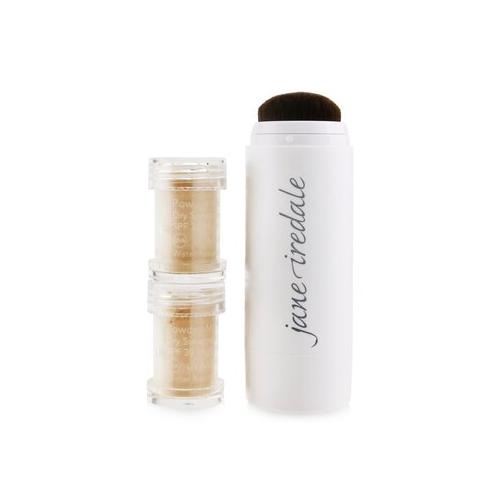 Jane Iredale Powder Me Заполняемая Кисть (1x Кисть, 2x Запасной Блок) - Tanned 2x2.5g/0.09oz