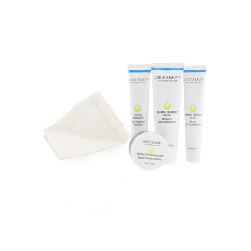 Juice Beauty Blemish Clearing Solutions Набор 4pcs+1washcloth