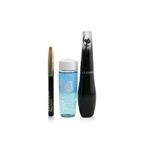 Lancome Grandiose Wide Angle Fan Effect Mascara Набор (1x Тушь для Ресниц,10ml 1x Mini Le Crayon Khol 0.7g, 1x Bi Facil 30ml) 3pcs