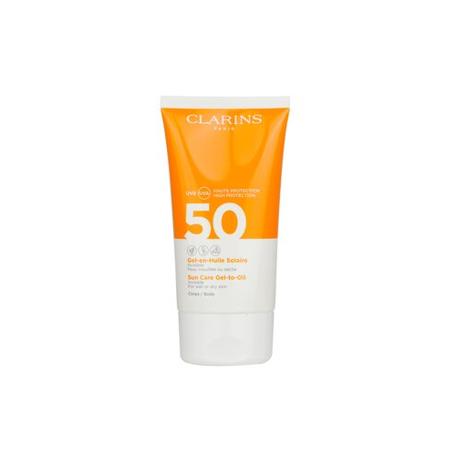 Clarins Невидимый Солнцезащитный Гель-Масло для Тела SPF 50 - для Влажной и Сухой Кожи 150ml/5.3oz