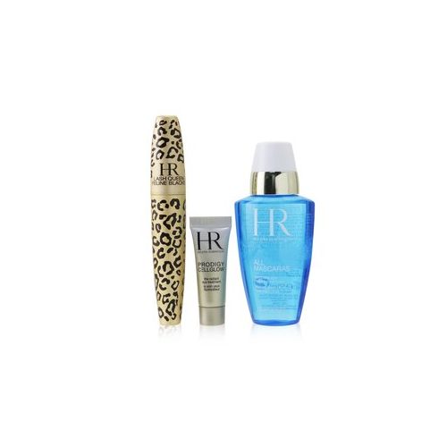 Helena Rubinstein Lash Queen Feline Blacks Тушь для Ресниц Набор: Тушь для Ресниц 7.2мл + Prodigy Средство для Век 3мл + Средство для Снятия Макияжа 50мл 3pcs