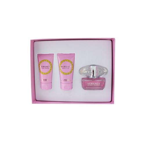 Versace Bright Crystal Набор: Туалетная Вода Спрей 50мл/1.7унц + Гель для Душа и Ванн 50мл/1.7унц + Лосьон для Тела 50мл/1.7унц 3pcs