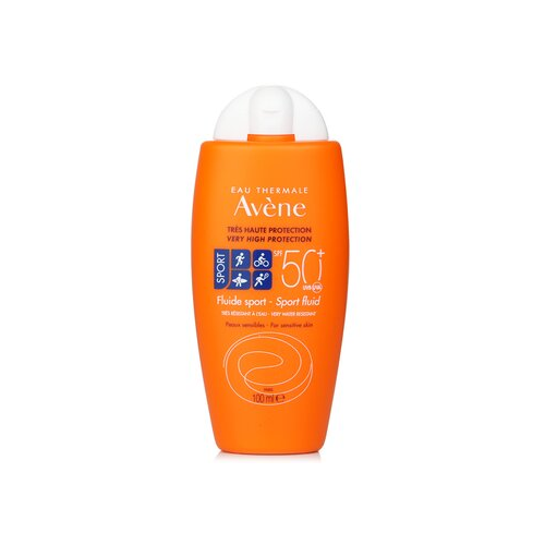 Avene Sport Флюид SPF 50+ (для Лица и Тела) - для Чувствительной Кожи 100ml/3.4oz