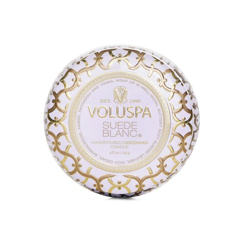Voluspa Мини Свеча - Suede Blanc 113g/4oz