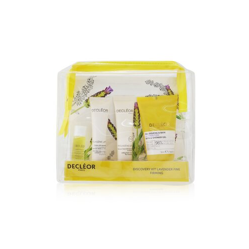 Decleor Lavende Fine Firming Набор: Масло Сыворотка 5мл + Дневной Крем 15мл + Flash Маска 15мл + Гель для Душа 50мл 4pcs