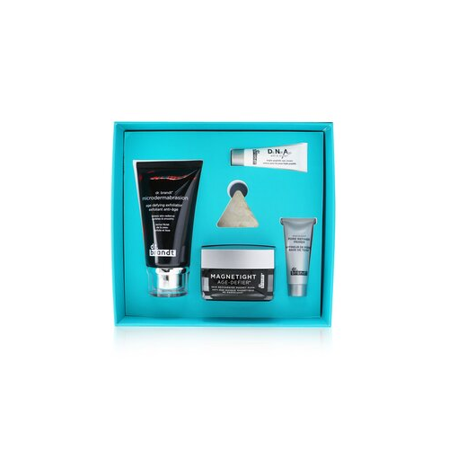 Cheers To 25Years of Dr. Brandt Набор: Микродермабразия 60г + Magnetight Антивозрастное Средство 90г + DNA Крем для Век 2.5г + Праймер против Пор 7.5мл 4pcs