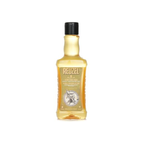 Reuzel 3-в-1 Шампунь, Кондиционер и Гель для Душа с Чайным Деревом 350ml/11.83oz